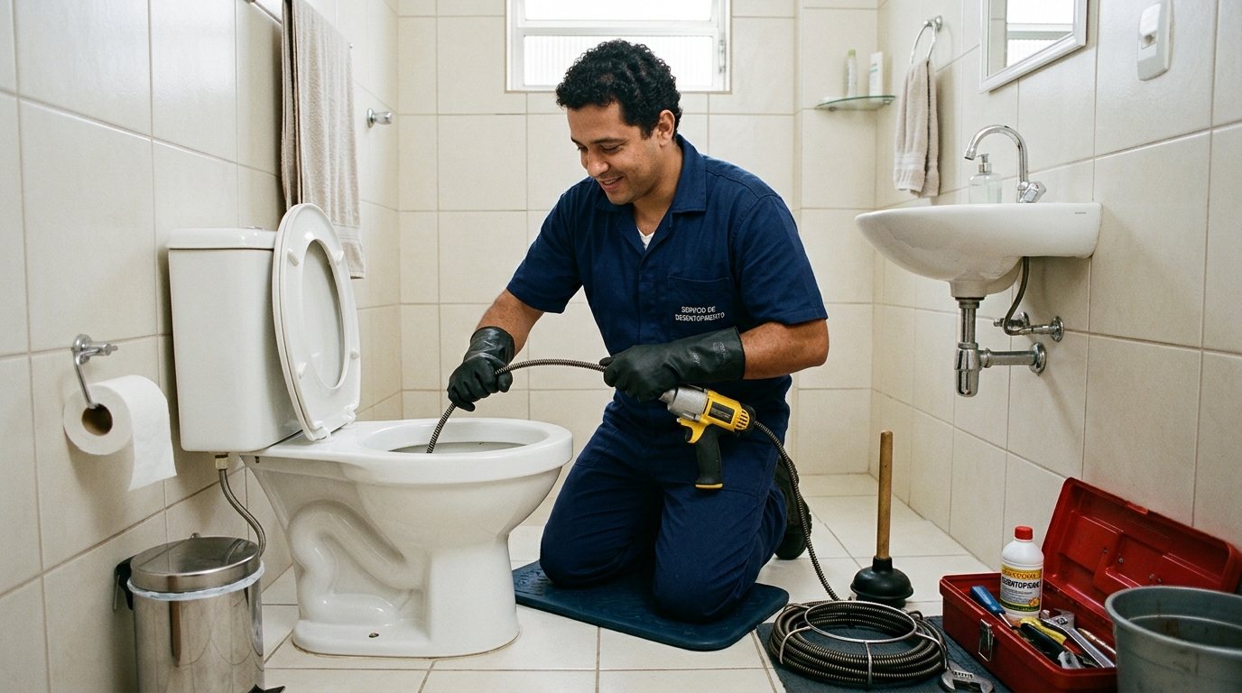 Atendimento em Vaso Sanitário em Aparecida de Goiânia‑GO