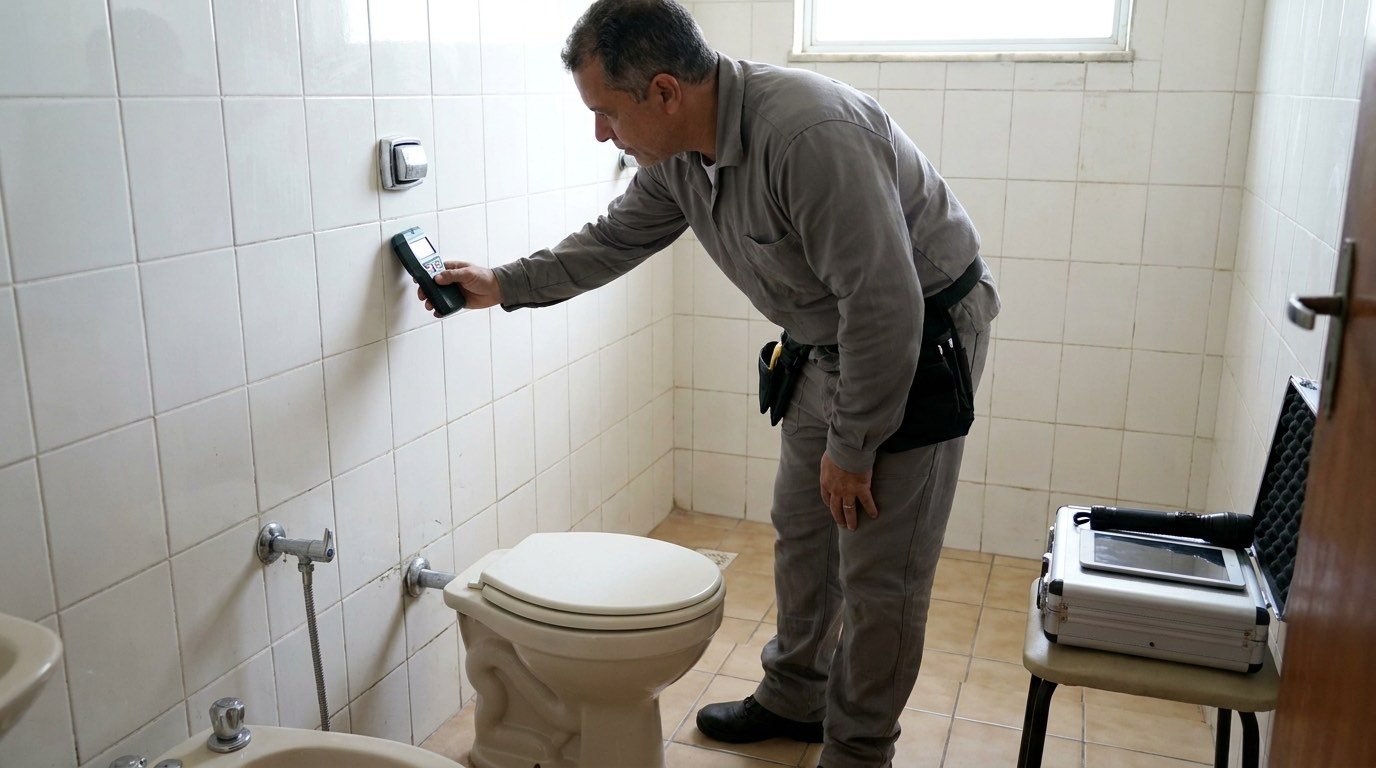 Inspeção de Vazamento no Banheiro em Aparecida de Goiânia‑GO